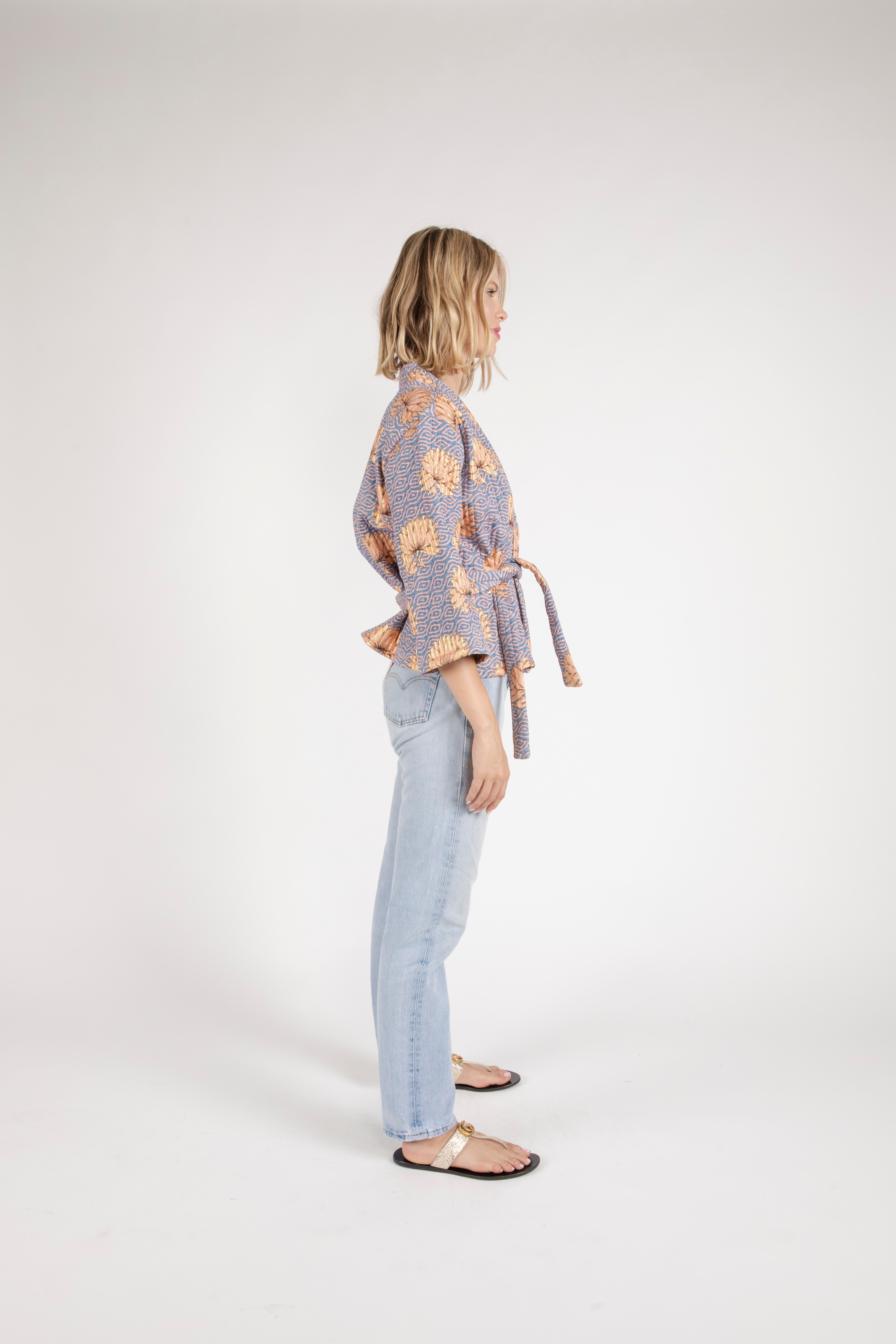 Aditi Quilted Kimono Jacket – RAGA