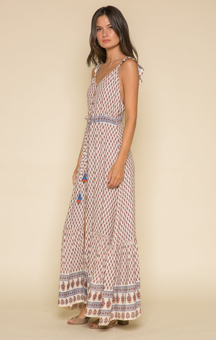 Raga Drift Away on sale Embroidered Maxi Dress XS