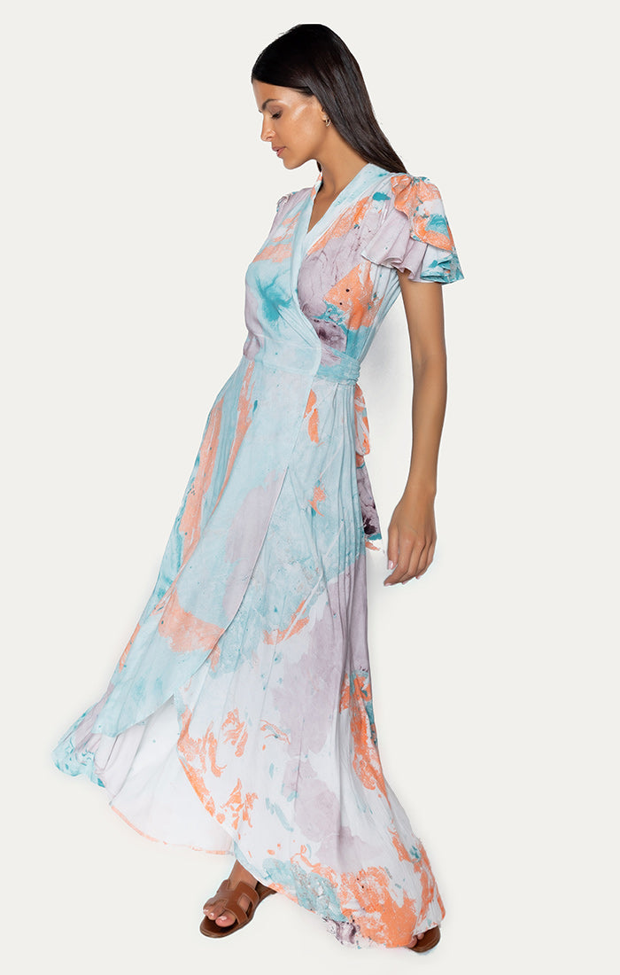 Seaglass Wrap Dress – RAGA