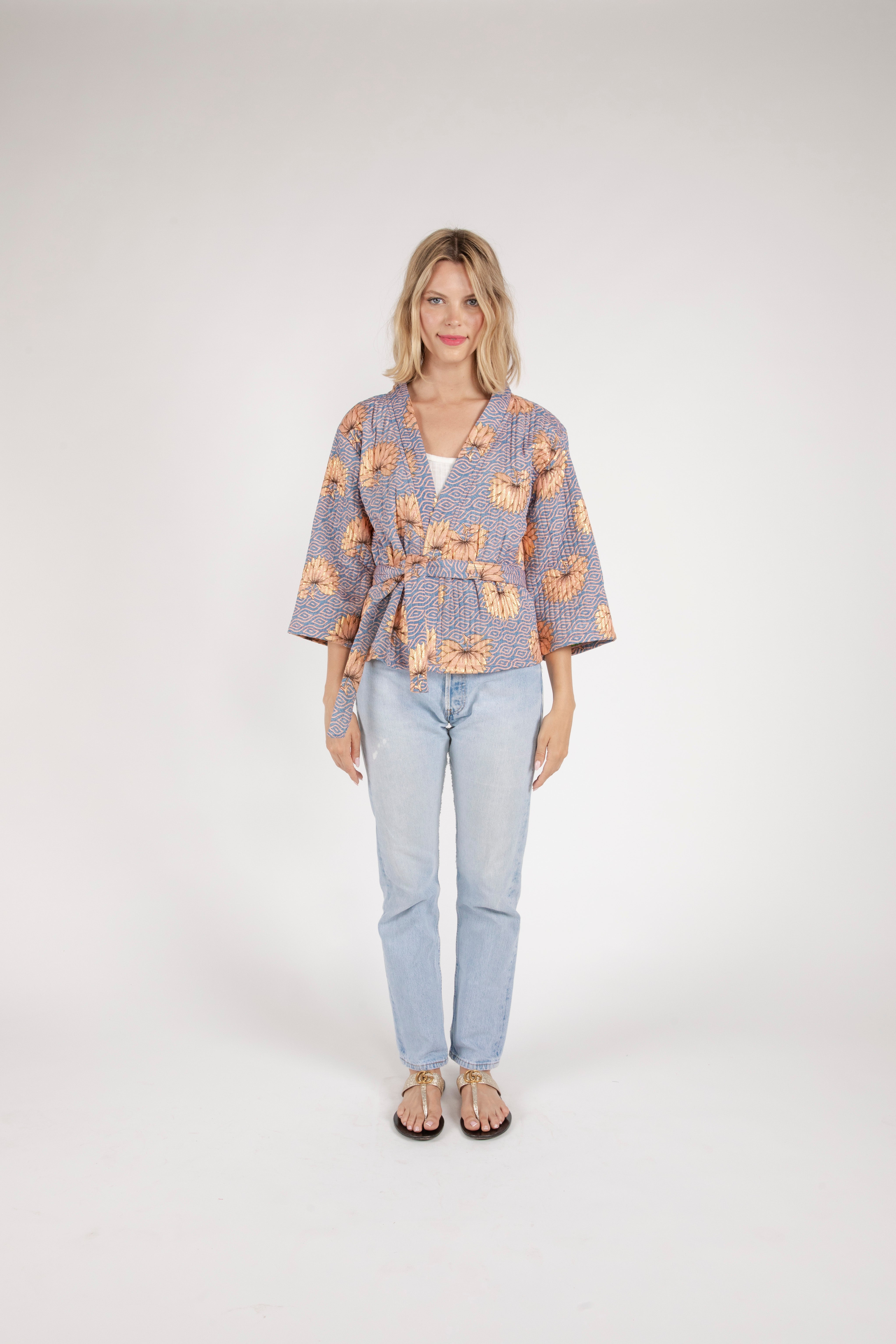 Aditi Quilted Kimono Jacket – RAGA