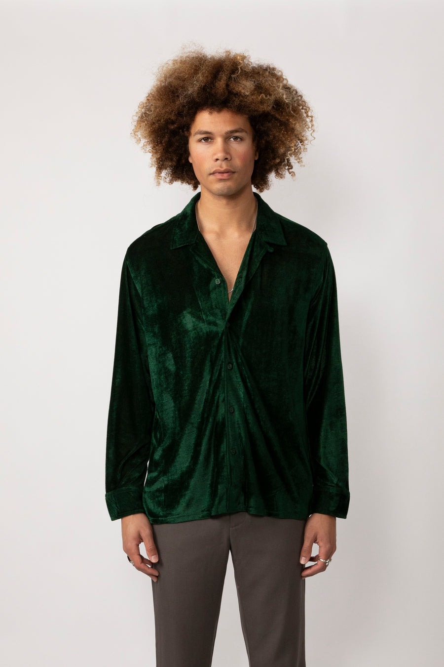 Hemang Velvet L/S Button Up Shirt