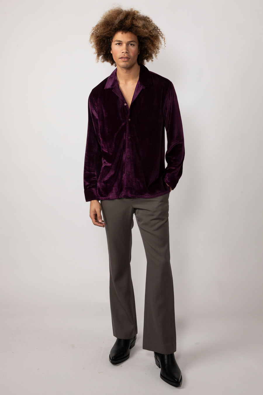 Hemang Velvet L/S Button Up Shirt