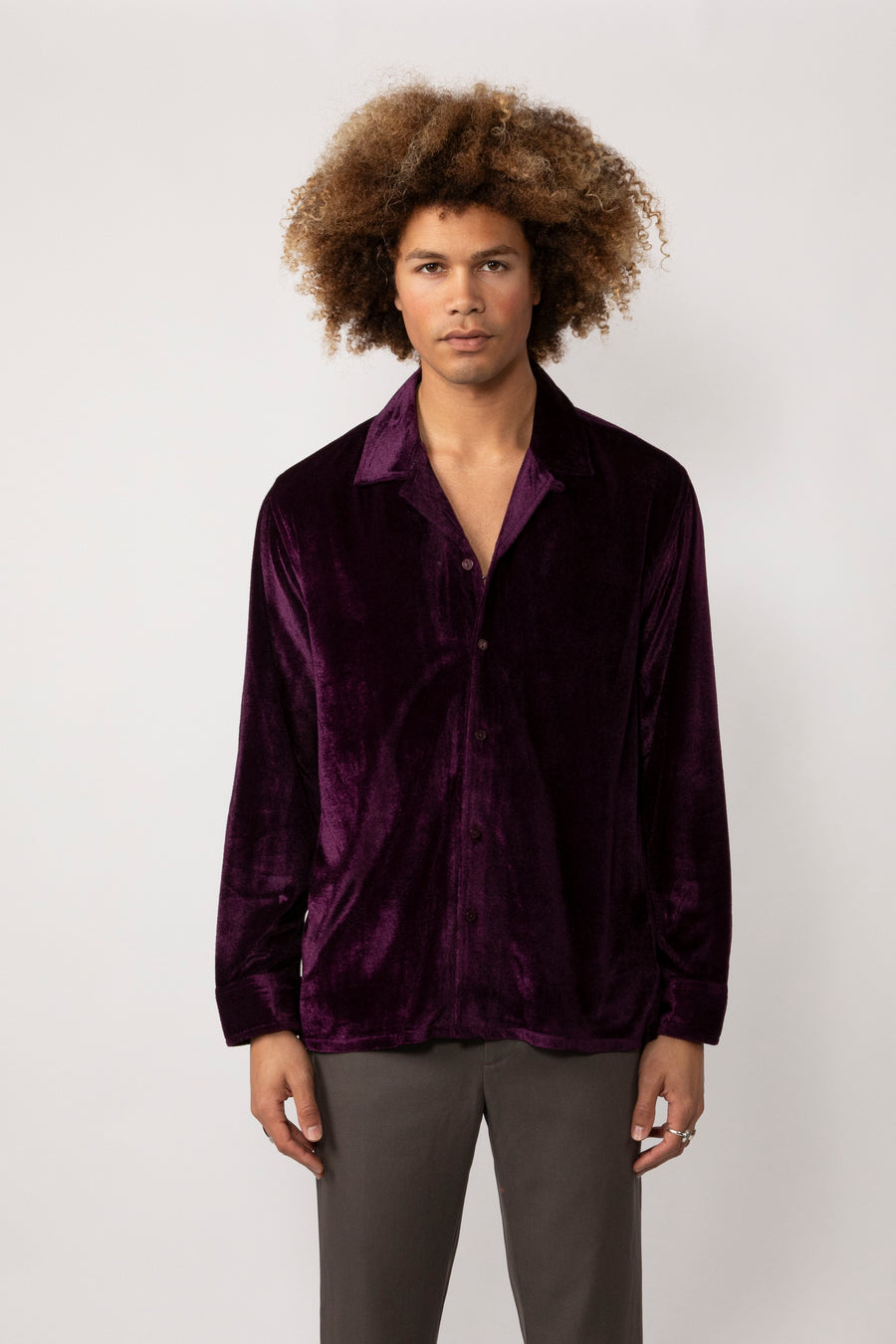 Hemang Velvet L/S Button Up Shirt