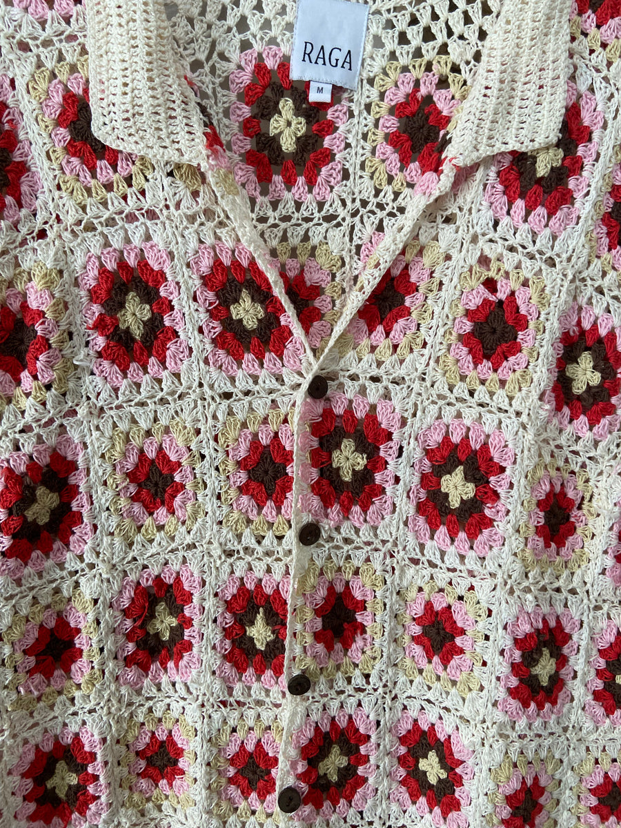 Pratyush Crochet S/S Button Down