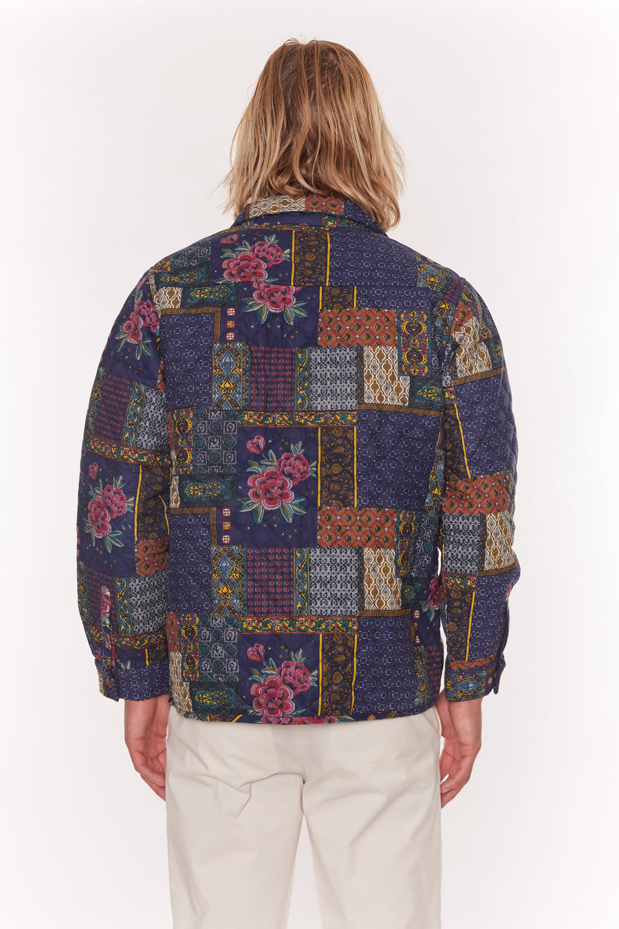 Barmer Quilted Jacket - Navy