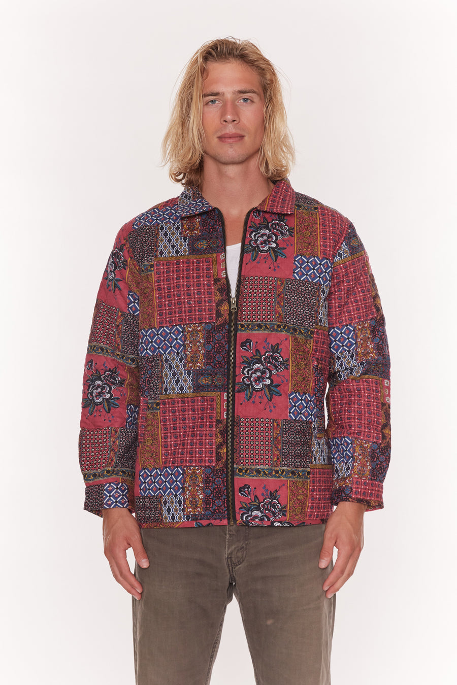 Barmer Quilted Jacket - Fuschia