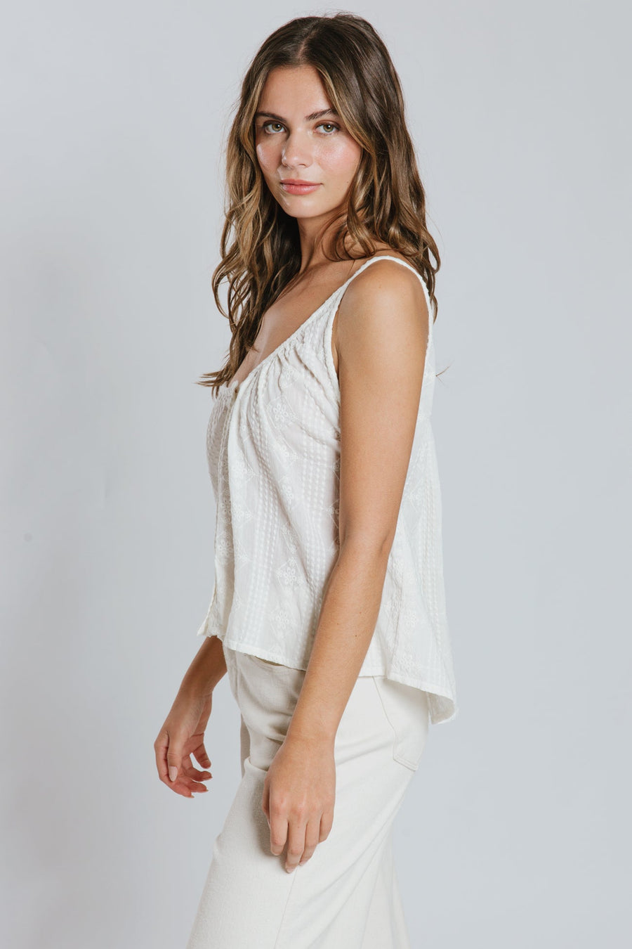 Vera Button Down Tank