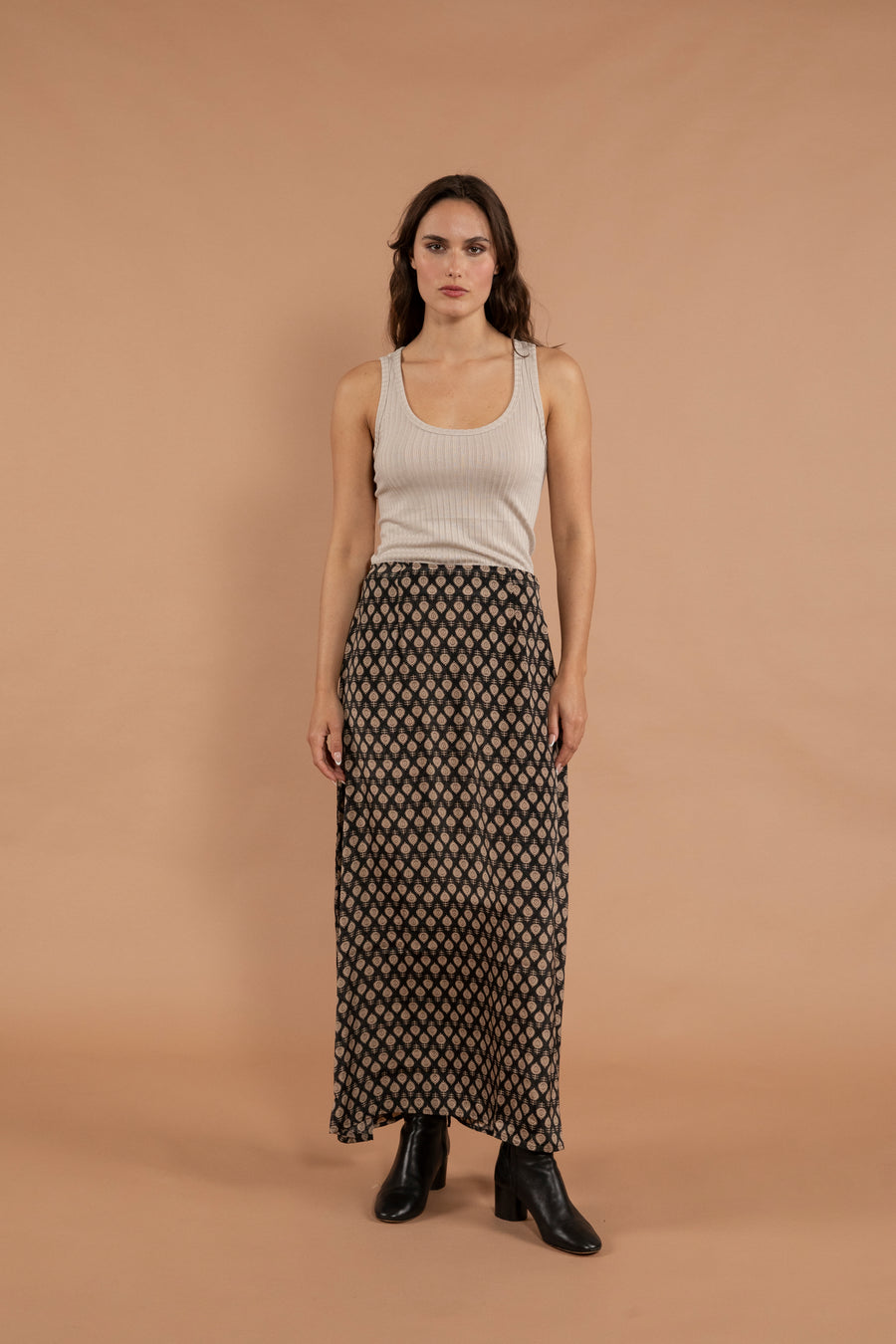 Rahi Straight Maxi Skirt