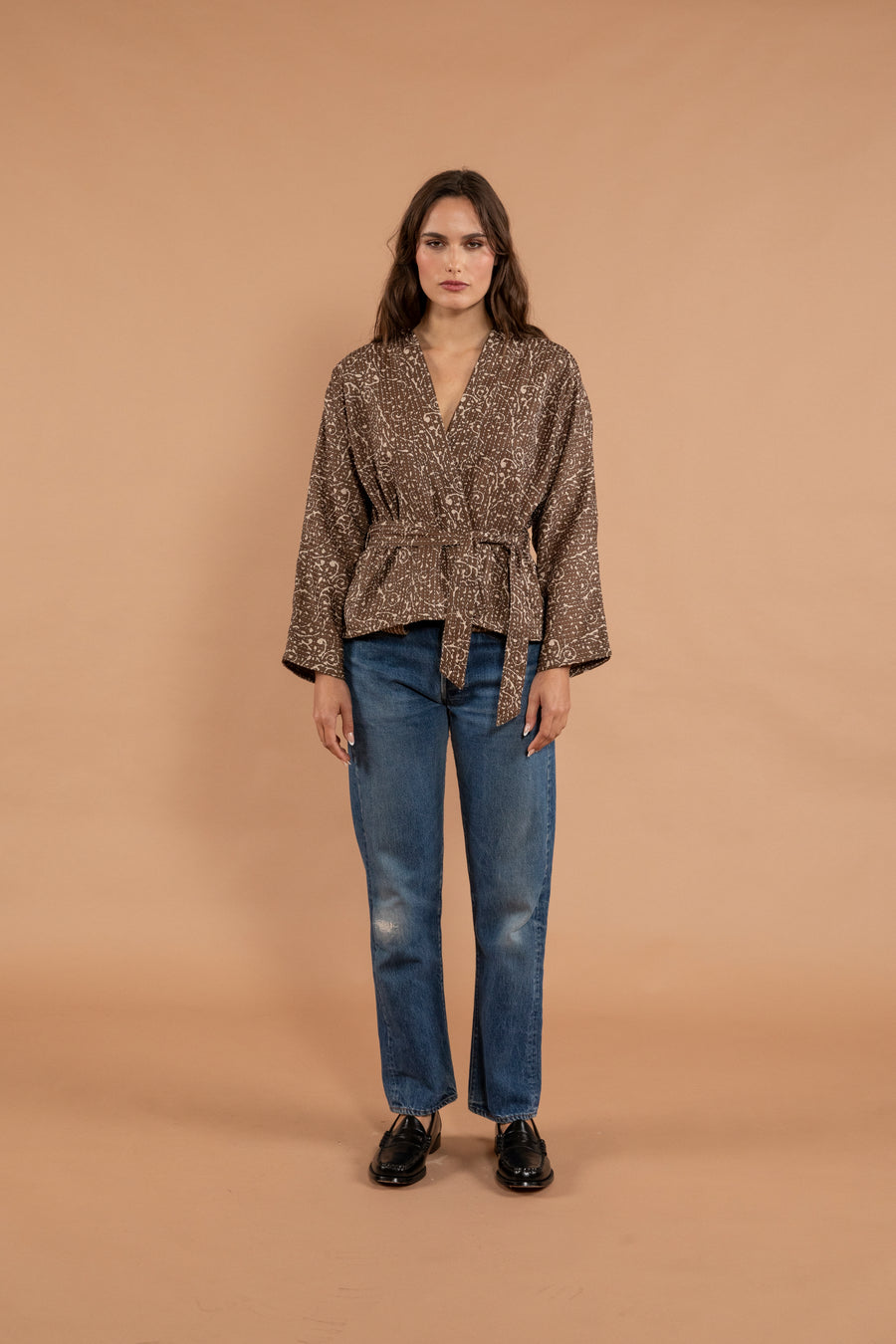 Divya Quilted Kimono Jacket