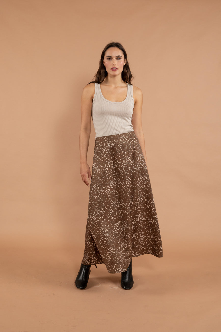 Divya Straight Maxi Skirt