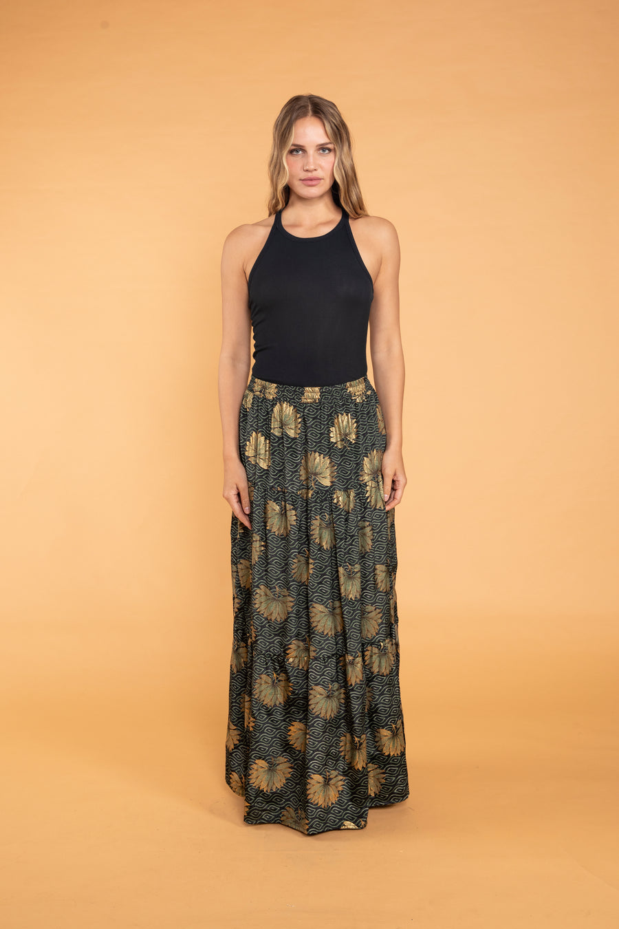 Aditi Tiered Maxi Skirt