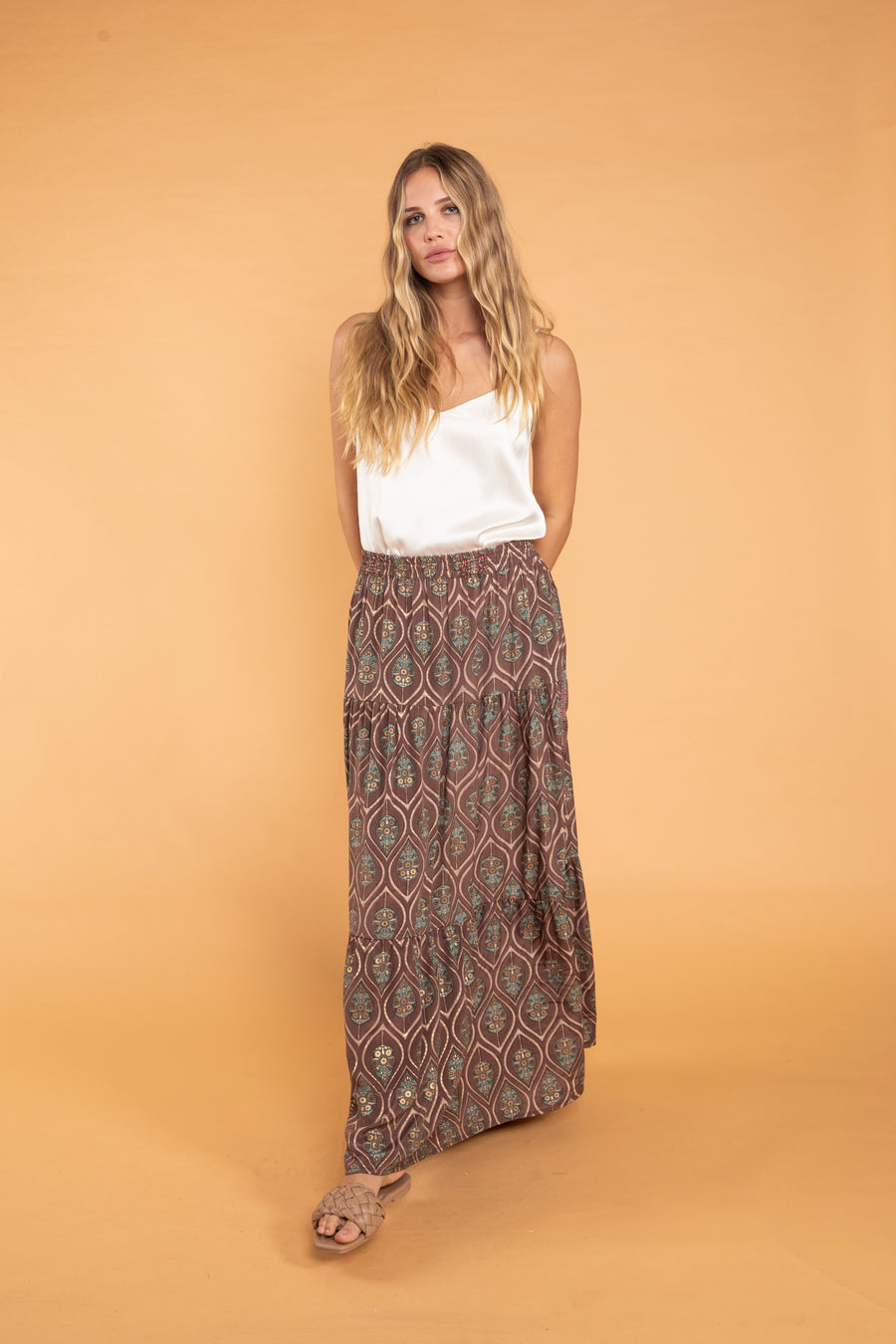 Asmee Maxi Tiered Skirt