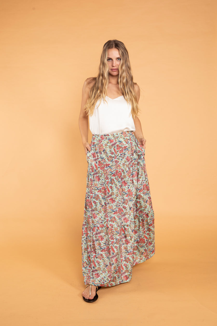 Inaya Maxi Tiered Skirt