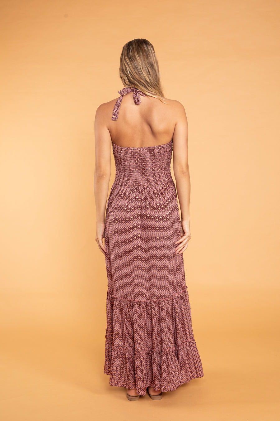Giana Maxi Halter Dress Pink / XL Giana Maxi Halter Dress Pink / XL