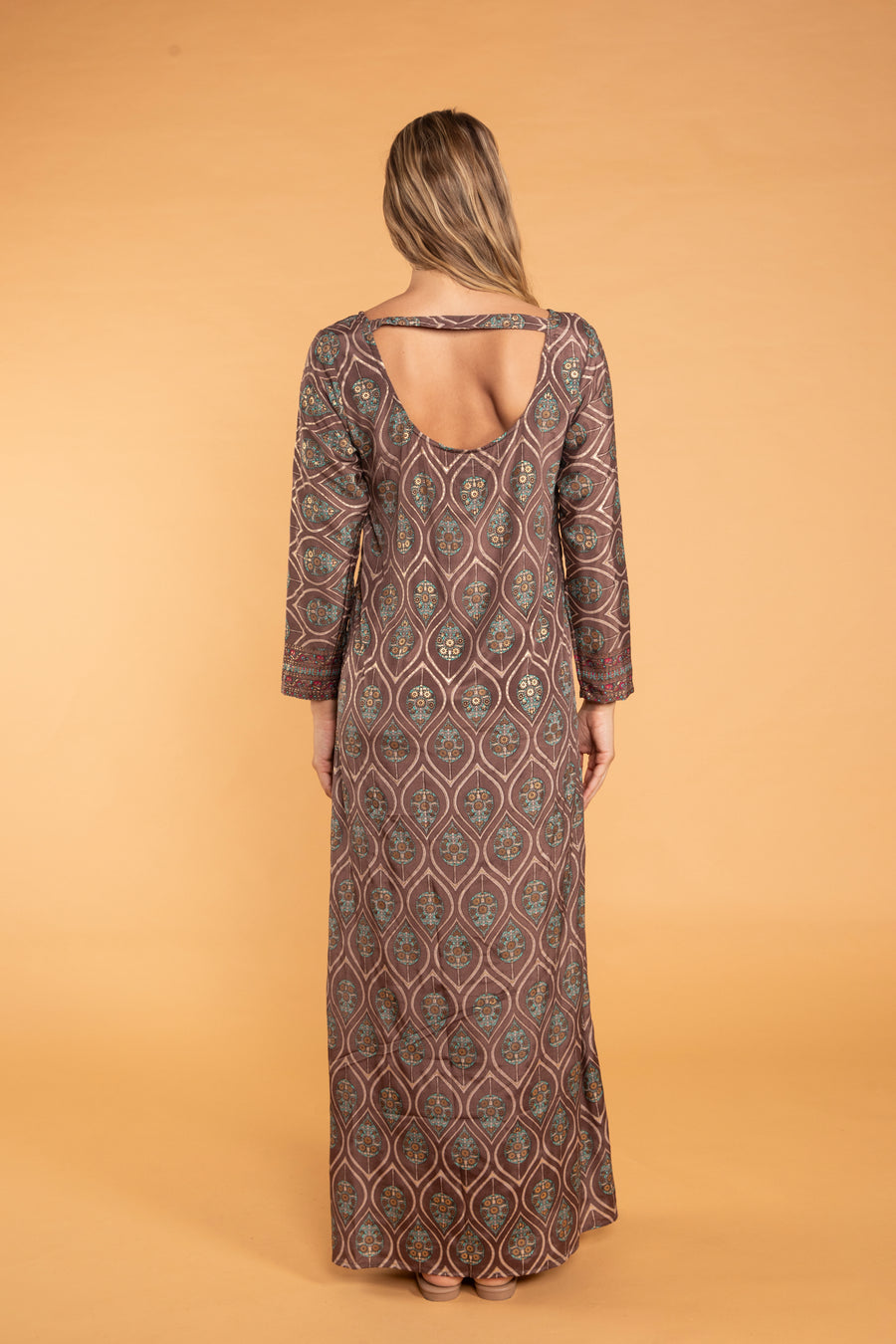 Asmee Scoop Back Maxi Dress