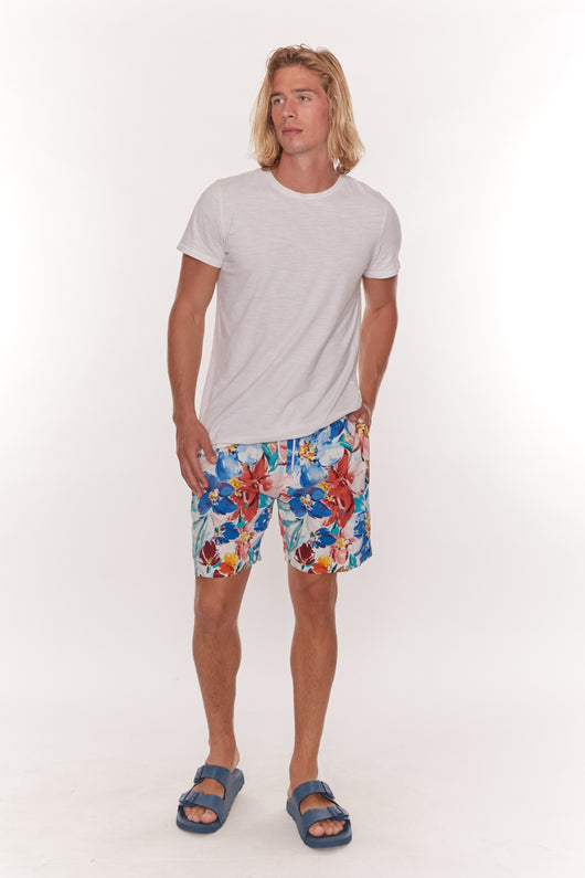 Strongs Drive Floral Print Shorts