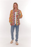 Zain Jacquard Long Sleeve Shirt Jacket
