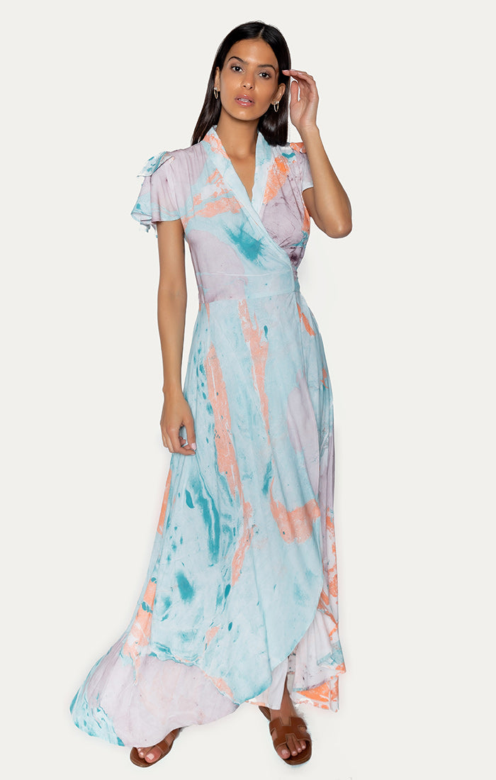 Seaglass Wrap Dress